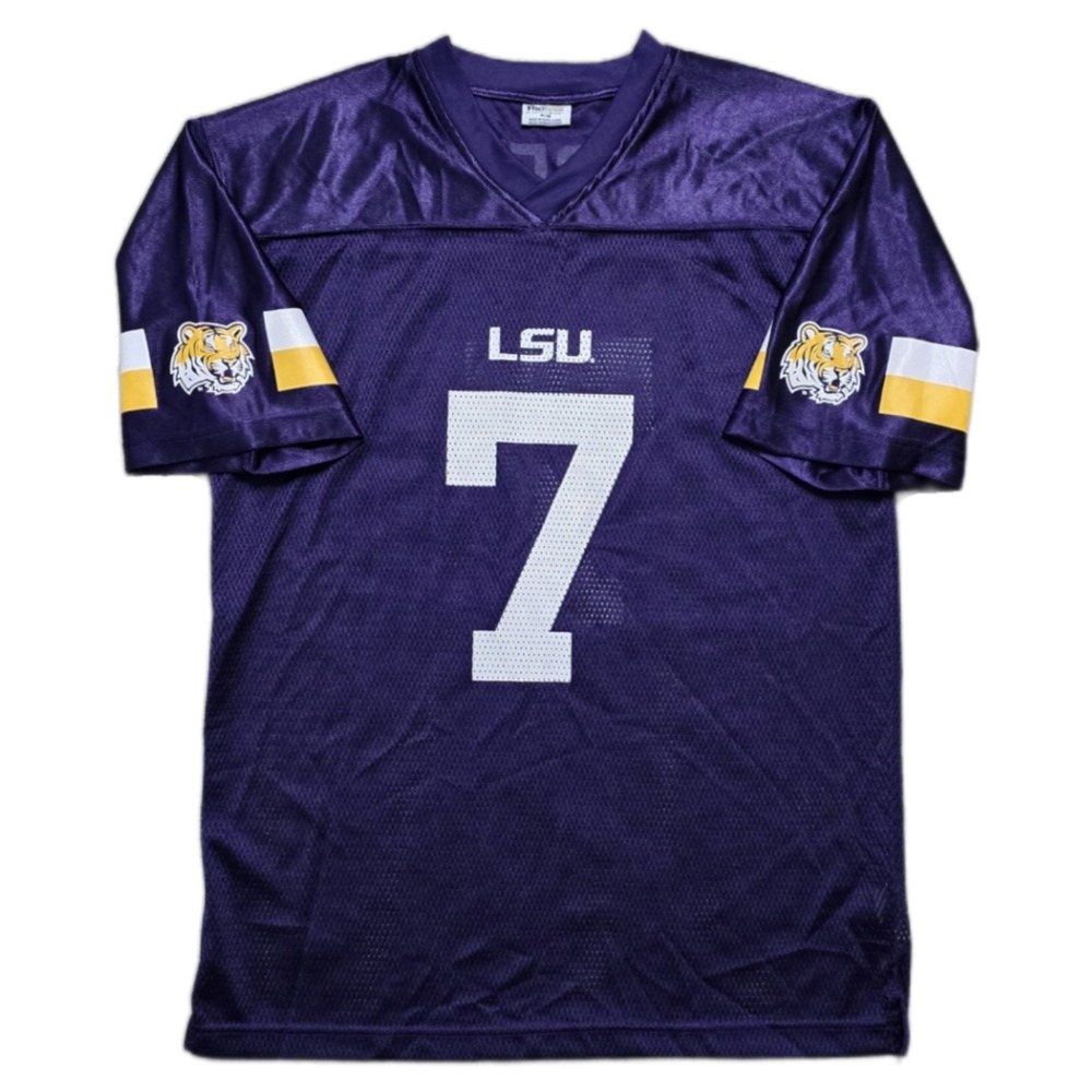 VTG LSU Tigers Tyrann Mathieu #7 Practice Football Jersey Mens M Purple Pro Edge